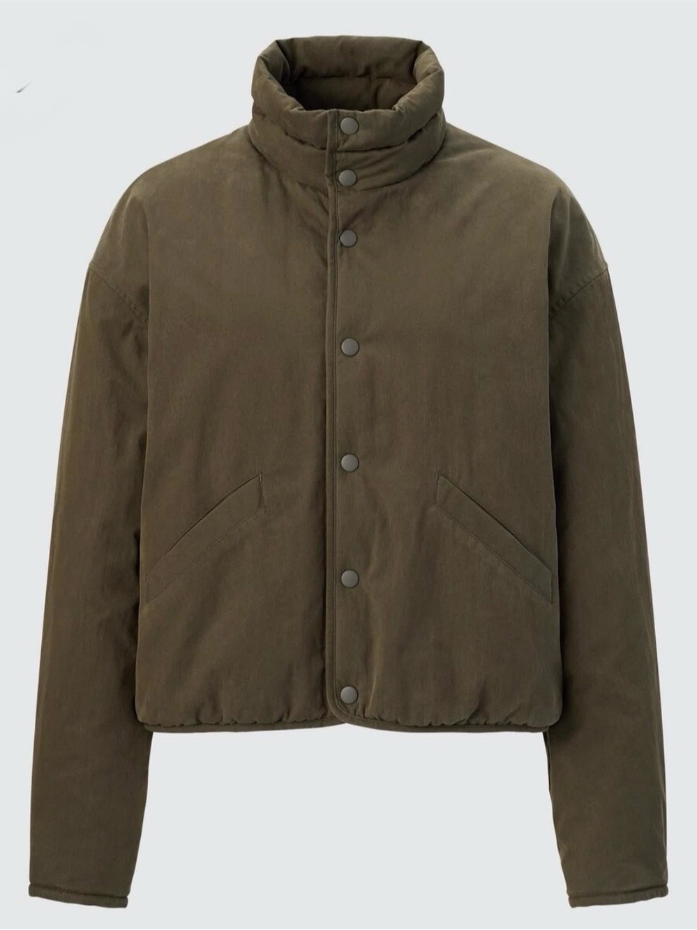 Lemaire Uniqlo U Olive Warmer Jacket
Army Green Crop Puffer Coat Small like New - Picture 3 of 8